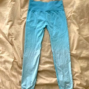 Blue gymshark ombré leggings